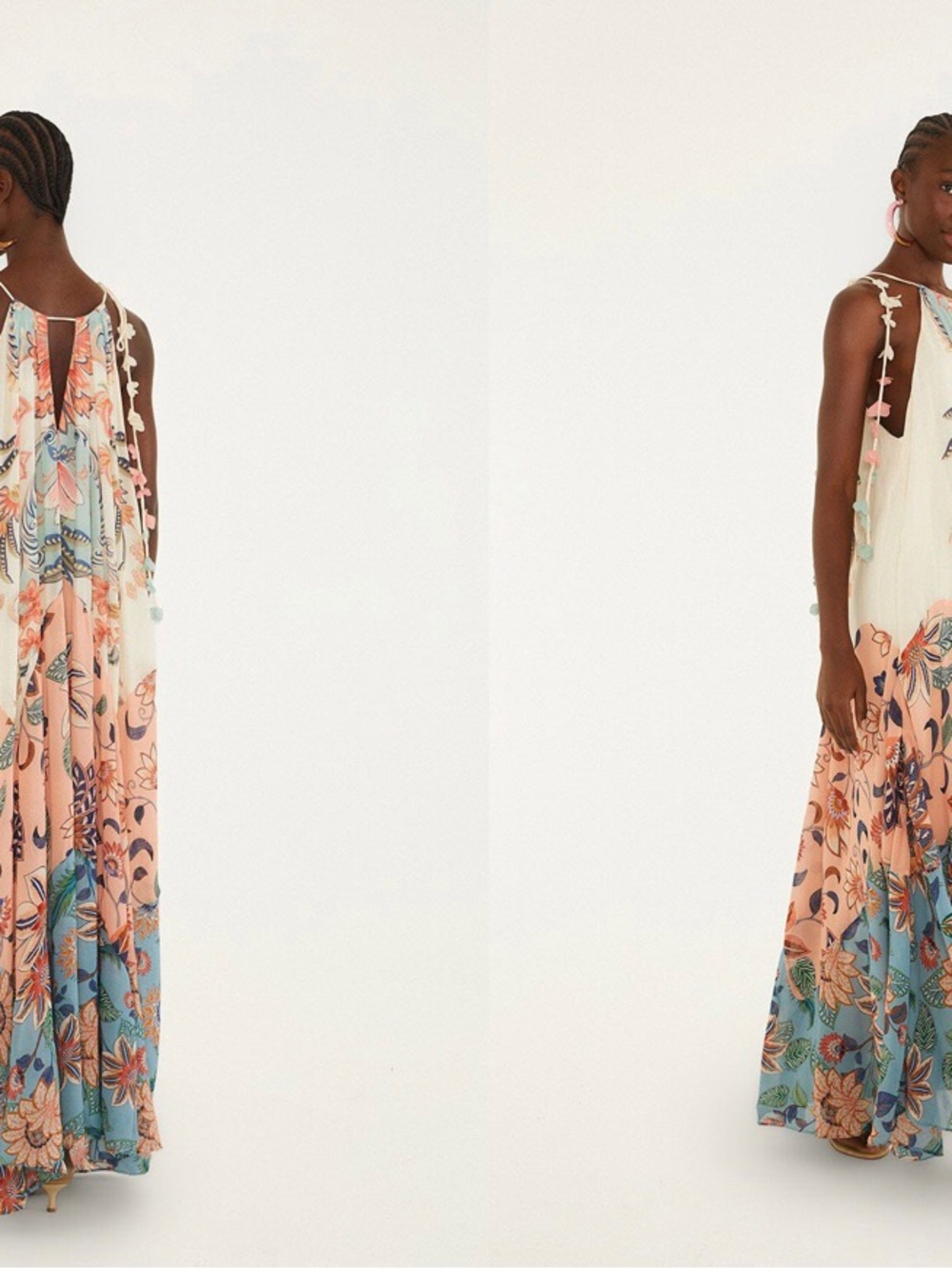FARM Rio Boho Floral Delhi Maxi Wavy Dress - Picture 2 of 11